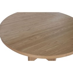 Table de Salle à Manger Home ESPRIT Naturel bois de chêne 152 x 152 x 78 cm