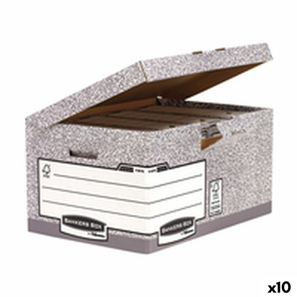 Datei-Box Fellowes Grau 10 Stück (31 x 39 x 56 cm)