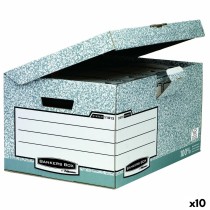 File Box Fellowes Grey 10Units (31 x 39 x 56 cm)
