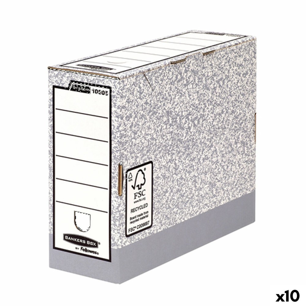 File Box Fellowes Grey A4 10 cm 10Units