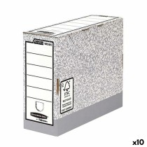 Datei-Box Fellowes Grau A4 10 cm 10 Stück