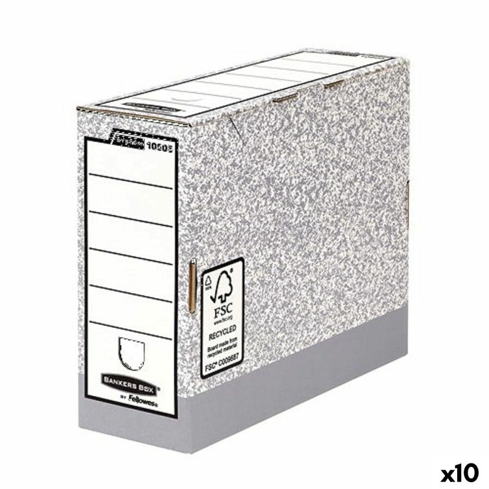 File Box Fellowes Grey A4 10 cm 10Units