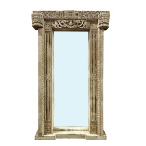 Wall mirror Home ESPRIT Natural