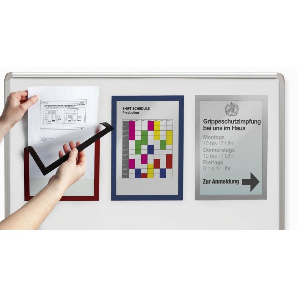 Magnetic Photo Frame Durable Duraframe Magnetic A3 Black