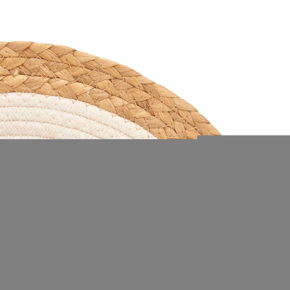 Untersetzer Kinvara TS23885-W Weiß Baumwolle Seetang 35 x 0,6 x 35 cm (24 Stück)