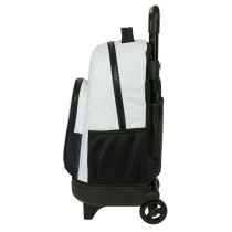 School Rucksack with Wheels Real Madrid C.F. 24/25 White Grey 33 x 45 x 22 cm