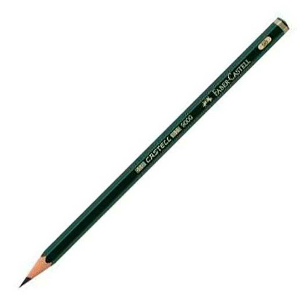 Bleistift Faber-Castell 119005 Sechseckig 5B grün Ökologisch (12 Stück)
