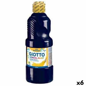 Gouache Giotto Noir 500 ml (6 Unités)