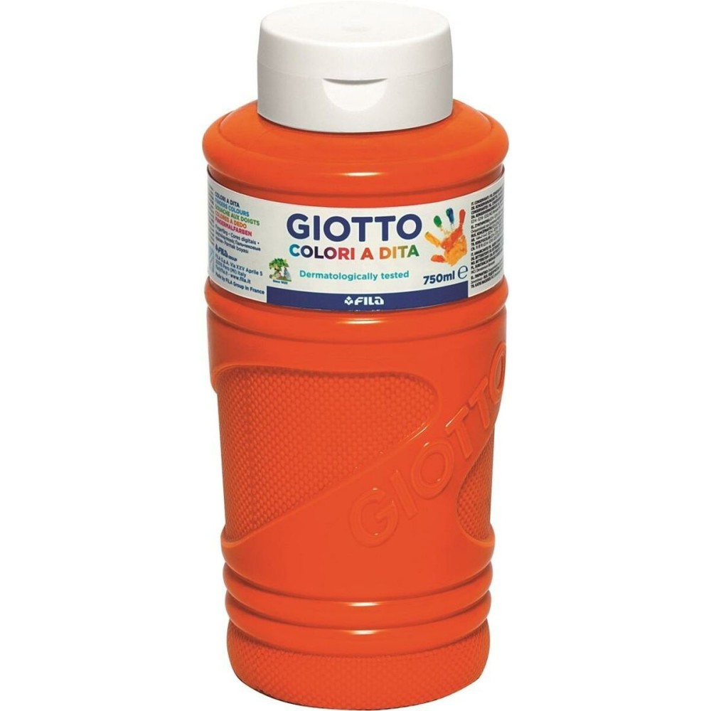 peinture pour doigts Giotto Orange 750 ml (6 Unités)