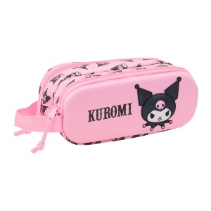 Double Carry-all Kuromi Pink 21 x 8 x 6 cm