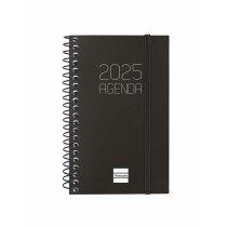 Diary Finocam OPAQUE Black Mini 7,9 x 12,7 cm 2025