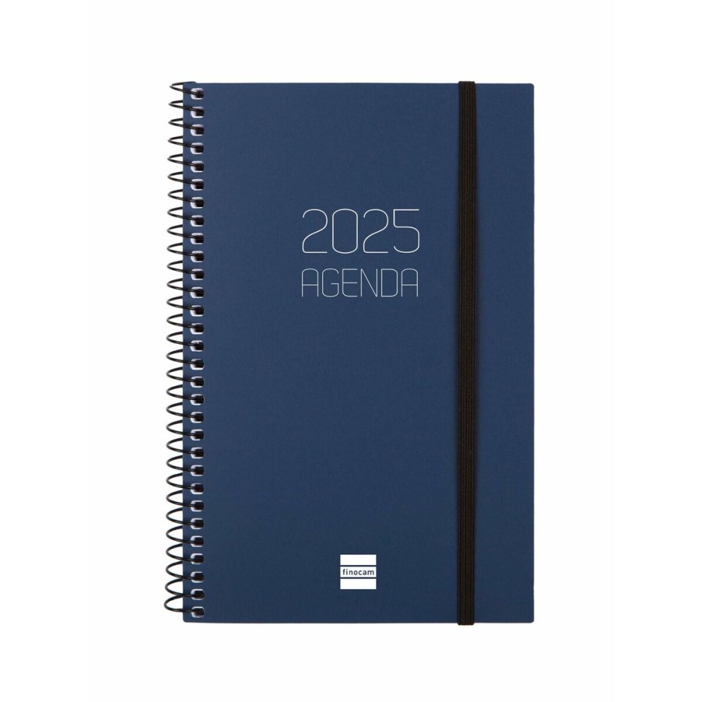 Diary Finocam OPAQUE Blue 11,7 x 18,1 cm 2025