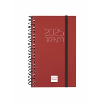 Diary Finocam OPAQUE Burgundy Mini 7,9 x 12,7 cm 2025