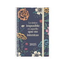 Diary Finocam DESIGN COLLECTION 11,7 x 18,1 cm 2025 Floral