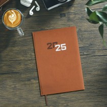 Agenda Finocam DYNAMIC MILANO Y11 Marron 16,5 x 24 cm 2025