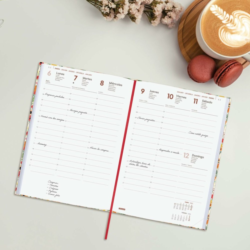 Diary Finocam DYNAMIC BERLIN Y10 A5 14 x 20,4 cm 2025