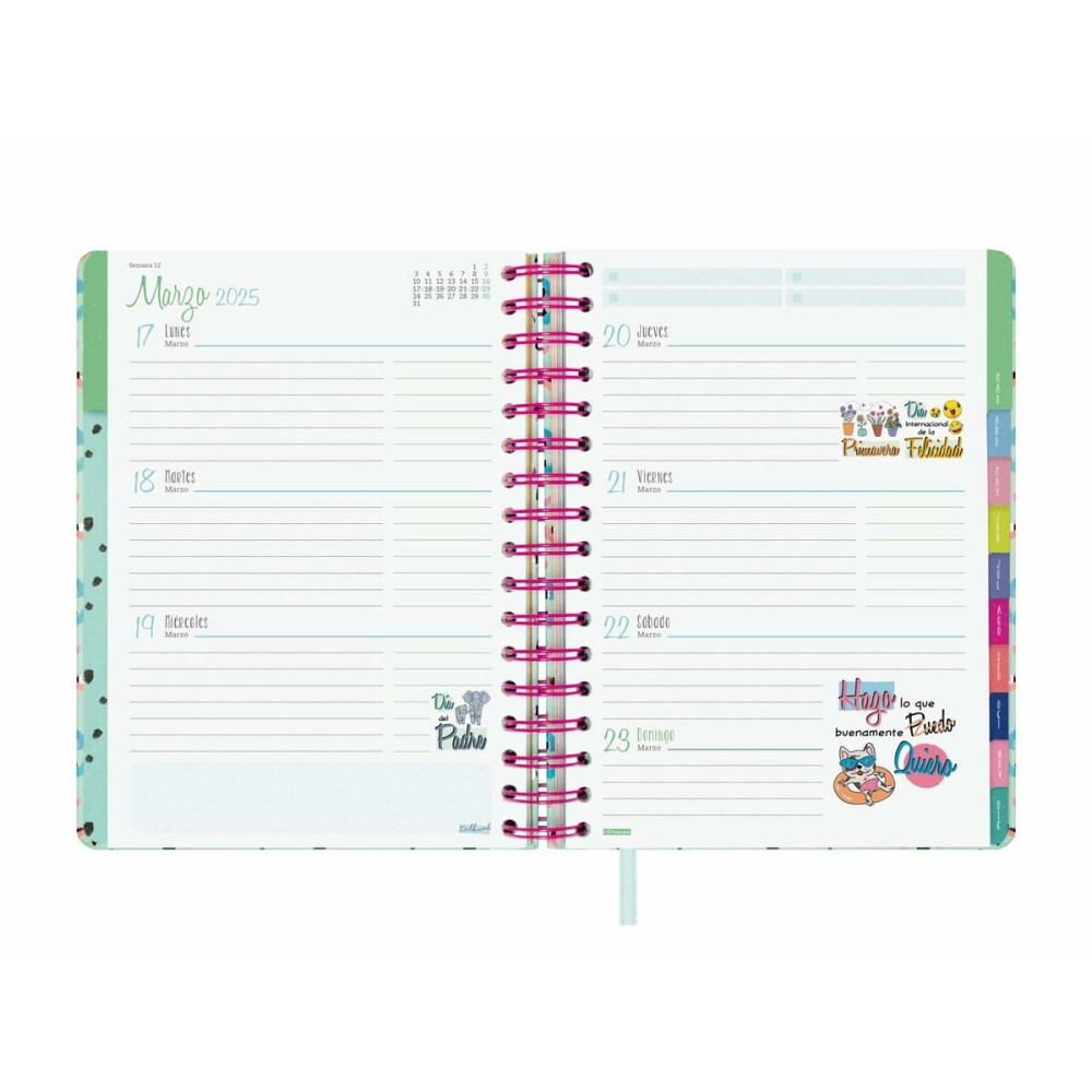 Diary Finocam Talkual Quarto 15,5 x 21,7 cm 2025