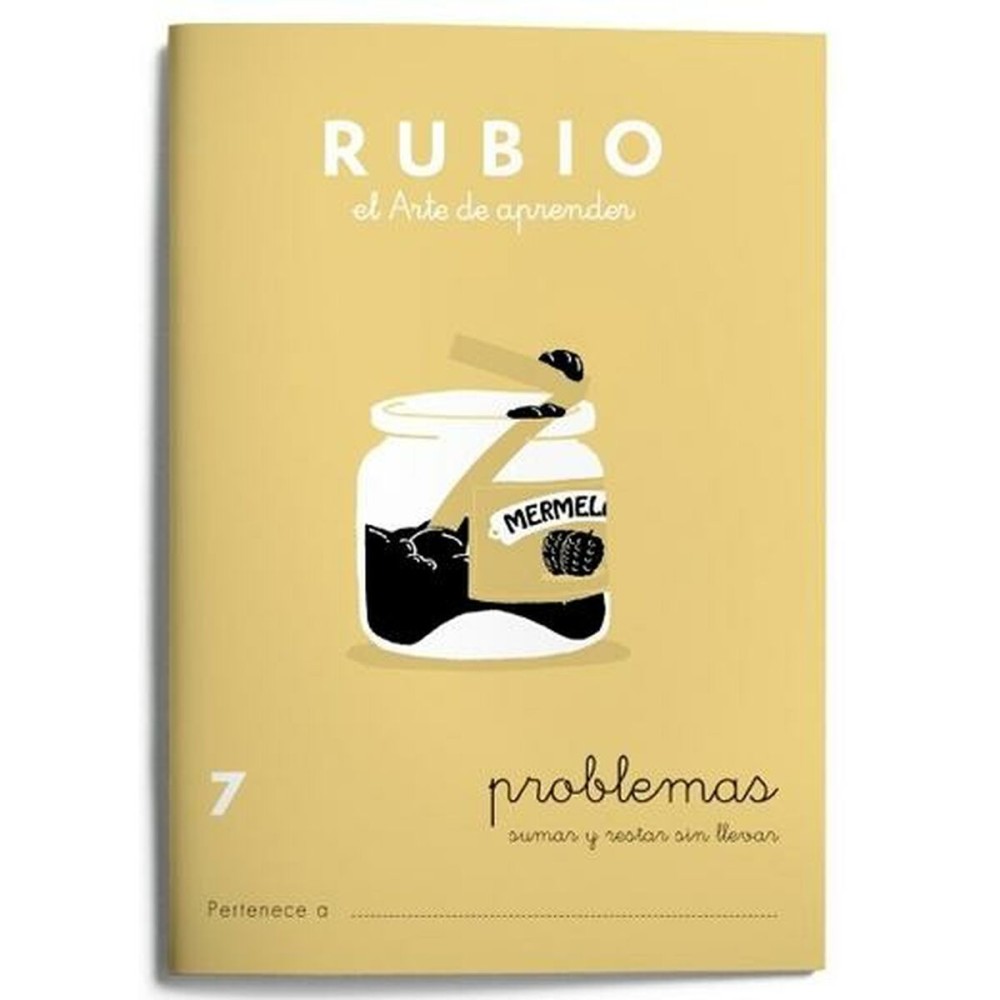 Cahier de maths Rubio Nº 7 A5 Espagnol 20 Volets (10 Unités)