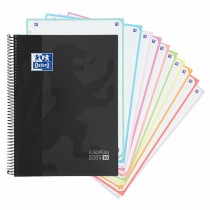 Notebook Oxford Europeanbook 10 School Classic Black A4 150 Sheets (5 Units)