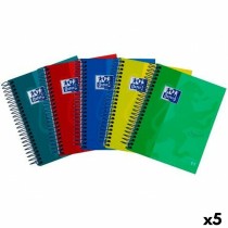 Notizbuch-Set Oxford European Book 4 Bunt 1/8 (5 Stück)