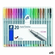 Marker-Set Staedtler Triplus Fineliner Bunt (10 Stück)