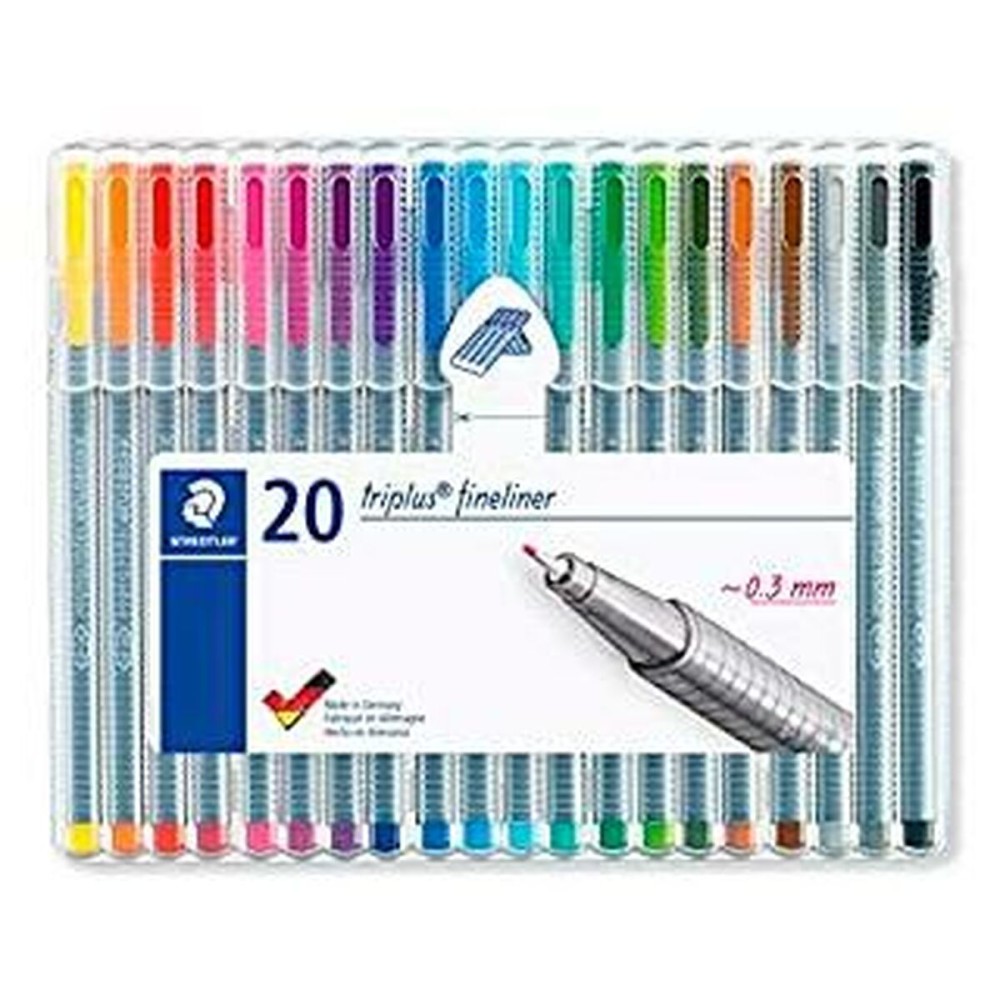 Marker-Set Staedtler Triplus Fineliner Bunt (10 Stück)