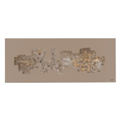 Bild Deco Leinwand Kiefernholz 150 x 3,5 x 60 cm