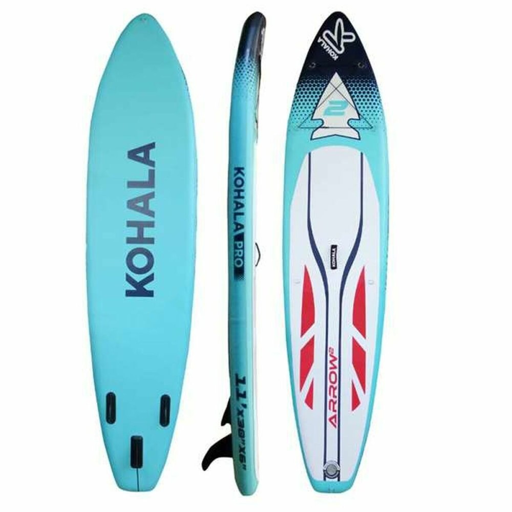 Inflatable Paddle Surf Board with Accessories Kohala Arrow 2 Blue ( 335 x 75 x 15 cm)