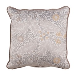 Cushion Flowers Beige Flowers 50 x 10 x 50 cm