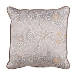 Kissen Flowers Beige Blomster 50 x 10 x 50 cm