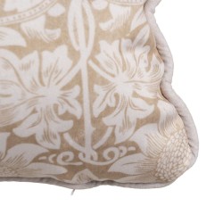 Coussin Flowers Beige Fleurs 60 x 10 x 30 cm