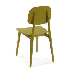 Chair Versa Mustard 39,5 x 80 x 41,5 cm (4 Units)