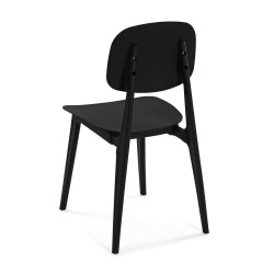 Chair Versa Black 39,5 x 80 x 41,5 cm (4 Units)