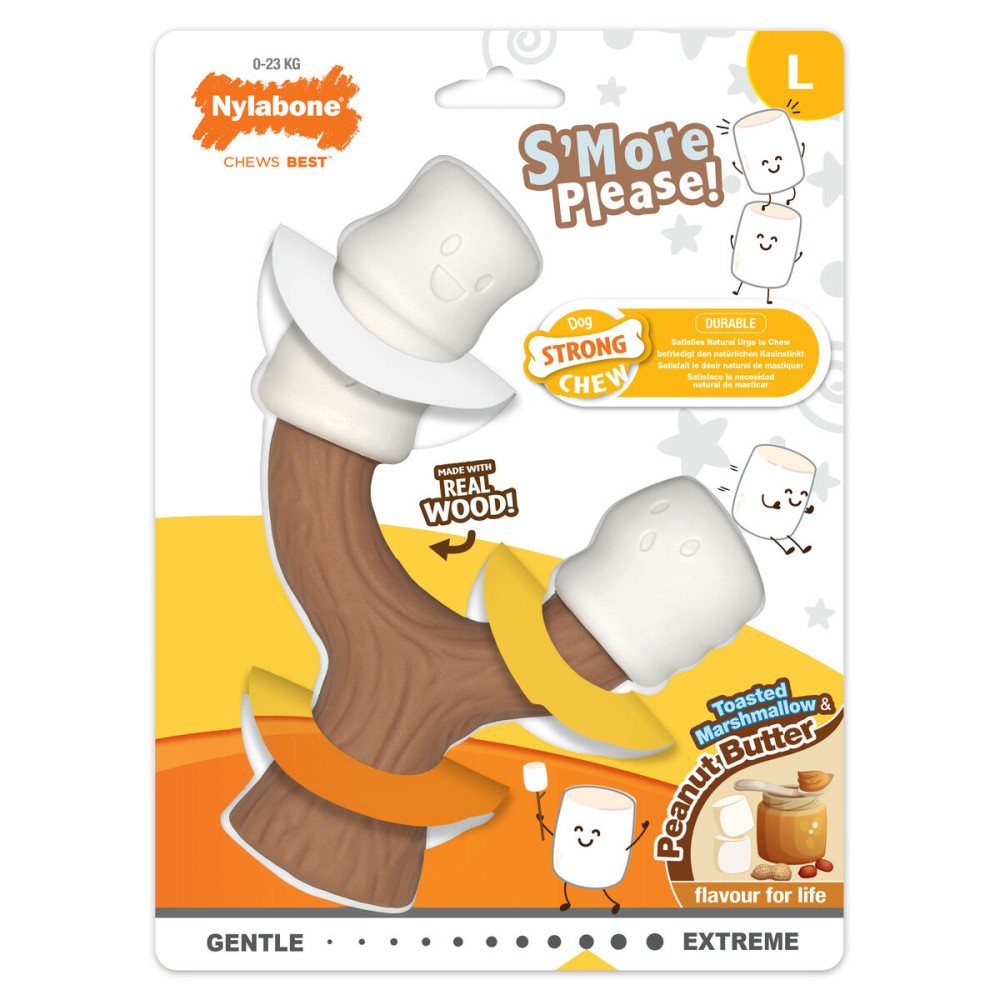 Dog toy Nylabone Brown Peanut butter L