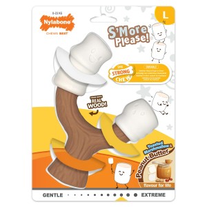 Jouet pour chien Nylabone Marron Beurre de cacahuètes L