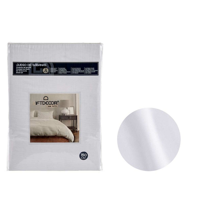 Bedding set White 3 Pieces