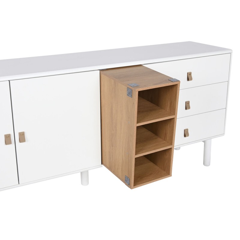 Buffet Home ESPRIT Blanc Naturel 180 x 40 x 75 cm