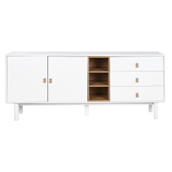 Sideboard Home ESPRIT White Natural 180 x 40 x 75 cm