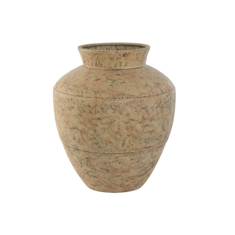 Vase Home ESPRIT Beige Metall 33 x 33 x 37 cm