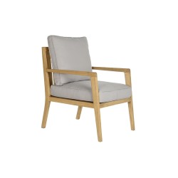 Armchair DKD Home Decor Natural Polyester 60 x 80 x 90 cm