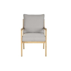 Armchair DKD Home Decor Natural Polyester 60 x 80 x 90 cm