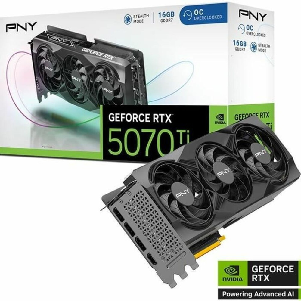 Graphics card PNY nvidia geforce rtx 5070 ti 16 GB
