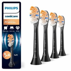 Tête de rechange Philips Noir 4 Unités