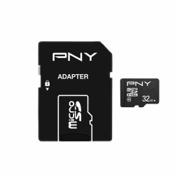 Carte Mémoire Micro SD avec Adaptateur PNY Performance Plus Performance Plus C10 32 GB