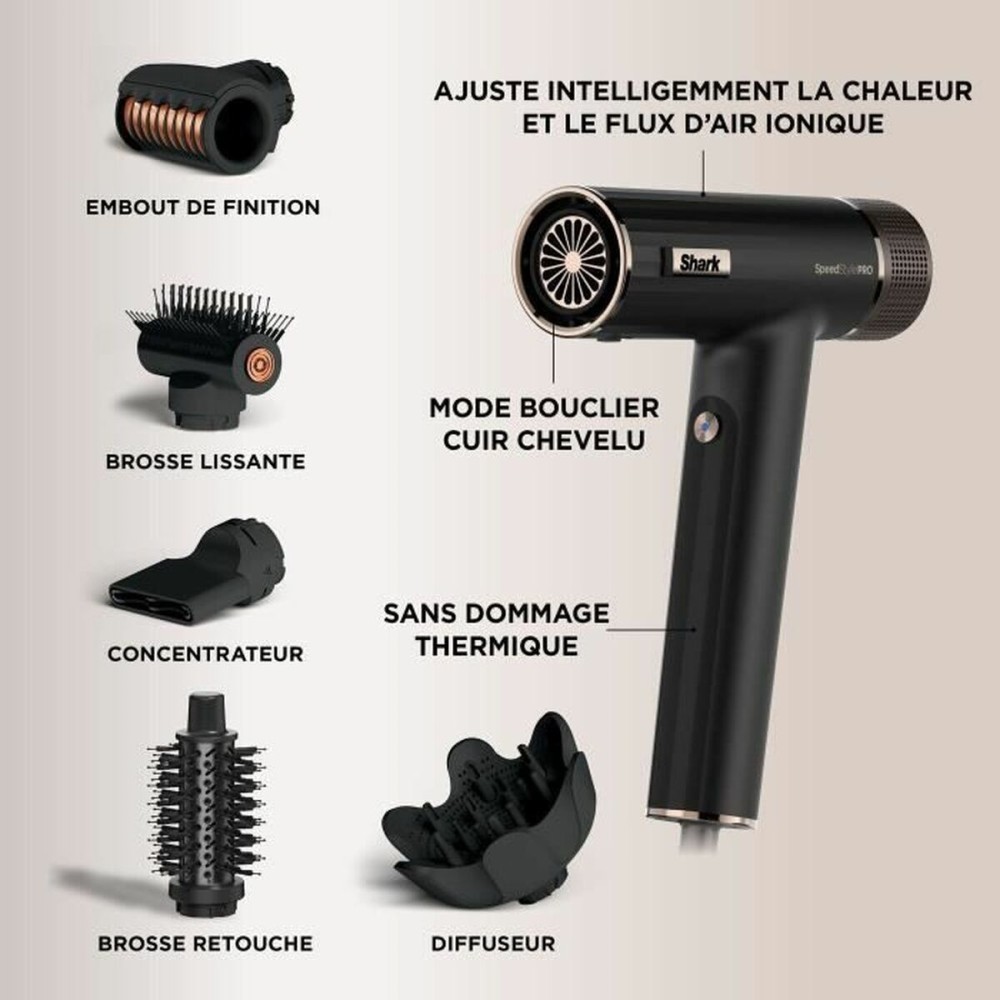 Sèche-cheveux Shark Noir