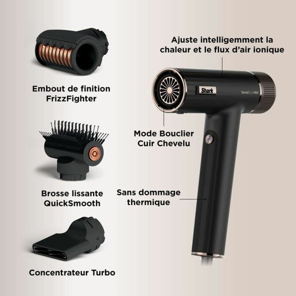 Sèche-cheveux Shark Noir