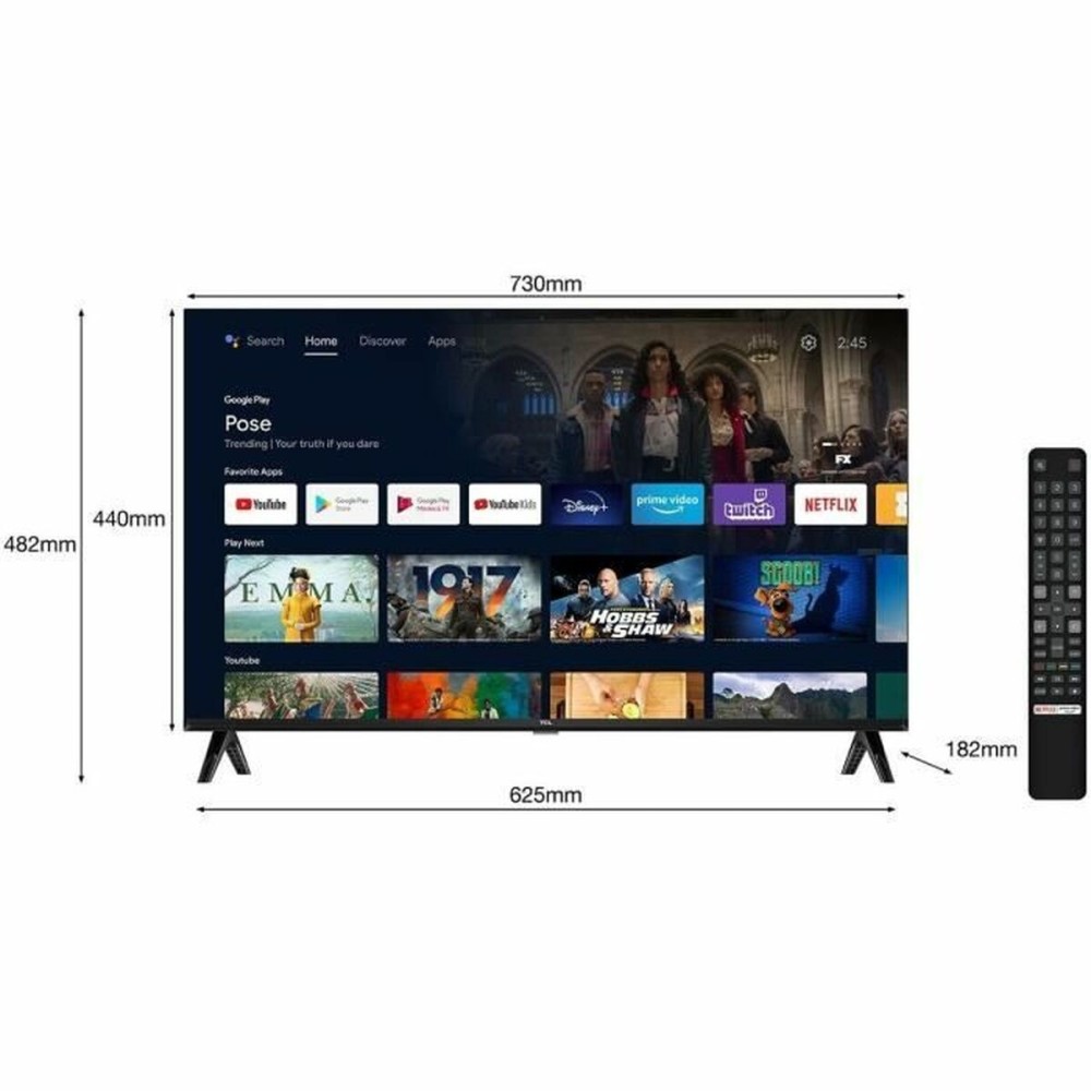 TV intelligente TCL Full HD 32" LED HDR HDR10
