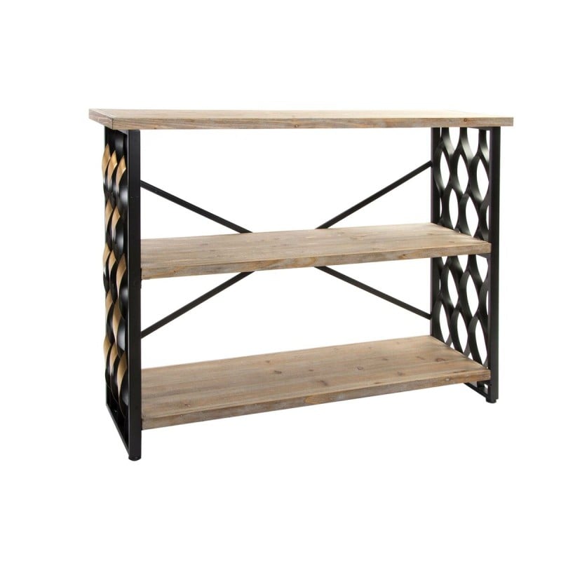 Console Home ESPRIT Brown Black Wood Metal 120 x 34 x 93 cm