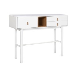 Konsole Home ESPRIT Gelb Weiß Holz MDF 120 x 35 x 90 cm