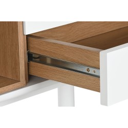 Console Home ESPRIT Jaune Blanc Bois MDF 120 x 35 x 90 cm